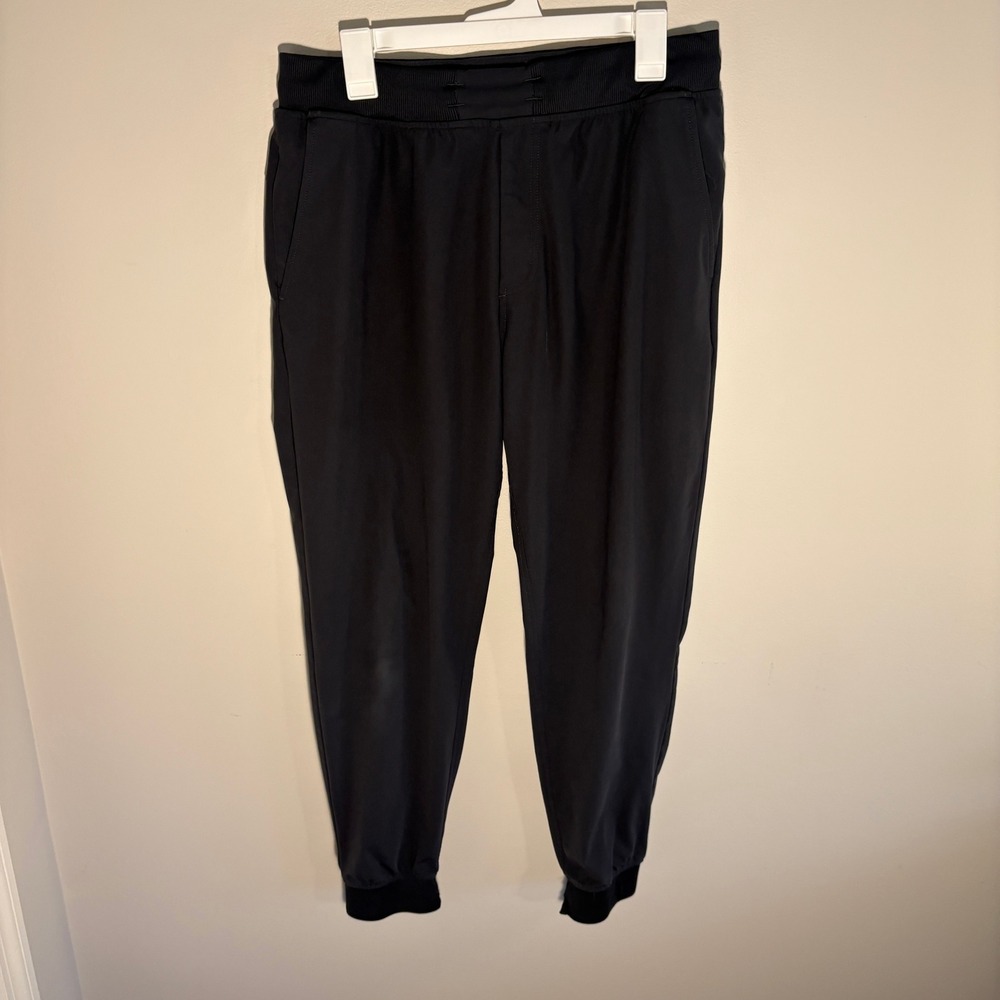 Rhoback Mens Performance Joggers Navy Blue Large Activewear Golf Pants